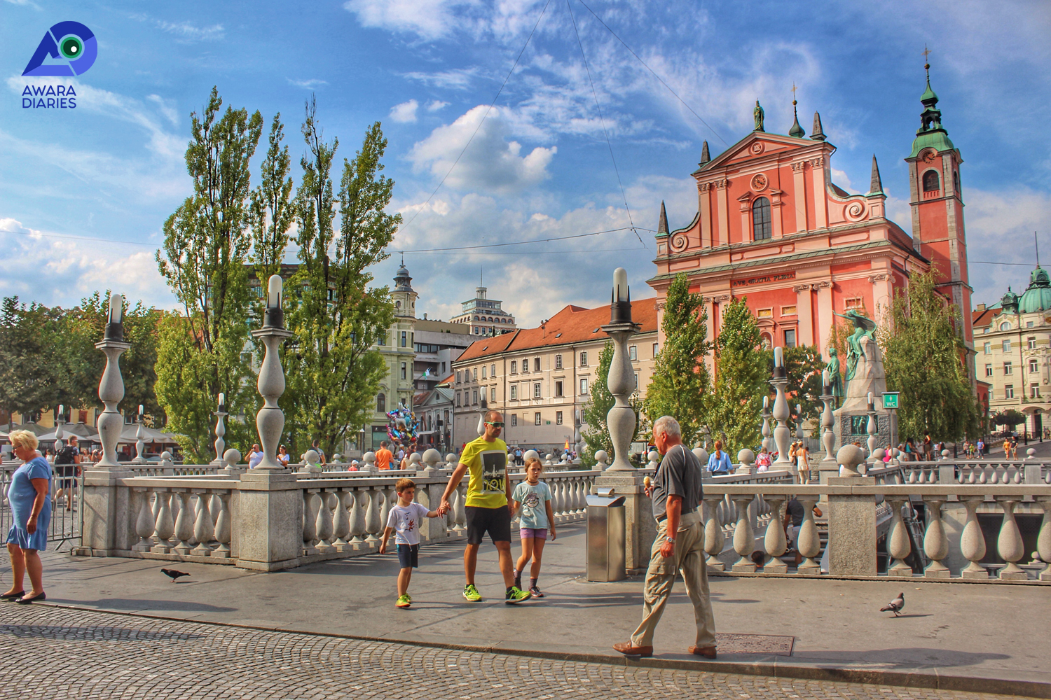 Old Town Square Ljubljana