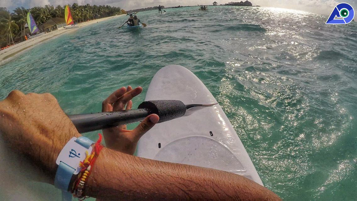 Paddleboarding at Club Med Kani Maldives