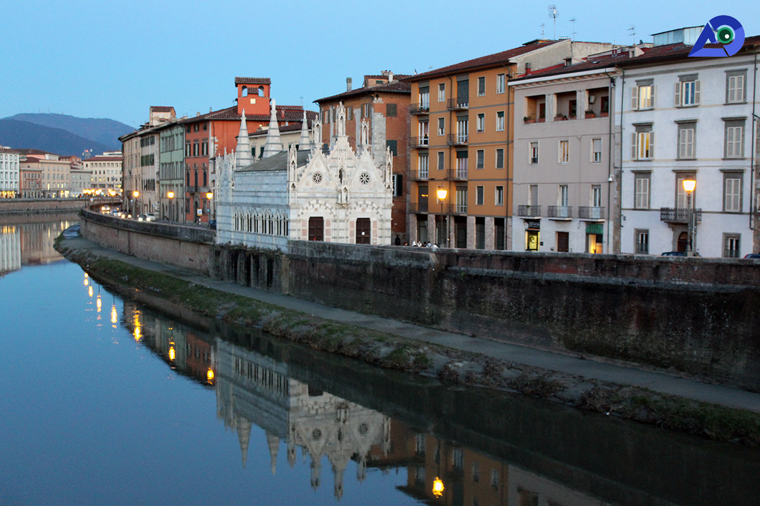Arno River Pisa 1